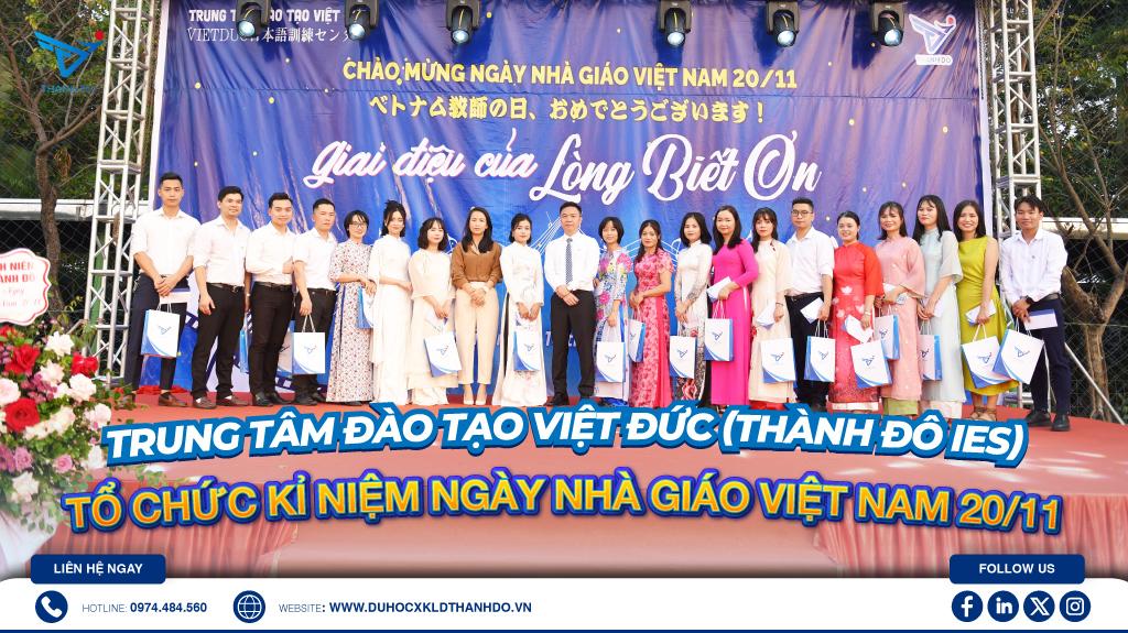 Thành Đô - Trung tâm Đào tạo Việt Đức tổ chức chương trình kỷ niệm ngày Nhà giáo Việt Nam 