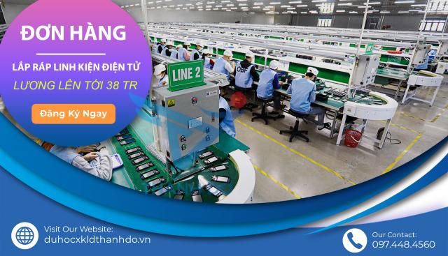 Đơn hàng lắp ráp linh kiện điện tử tại Nhật Bản