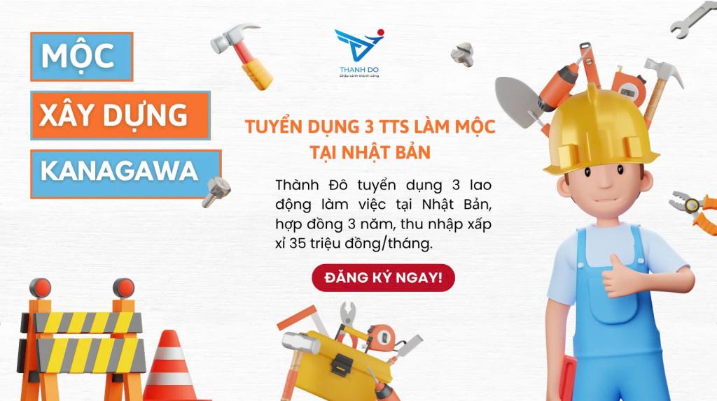 Đơn hàng Mộc xây dựng tại Kanagawa, Nhật Bản