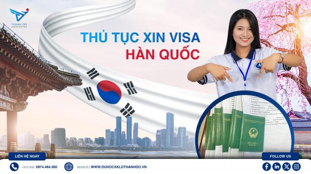 Thủ tục xin visa Hàn Quốc