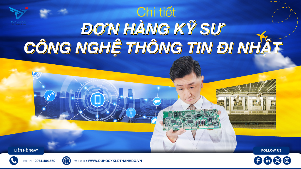 đơn hàng kỹ sư công nghệ thông tin đi Nhật​