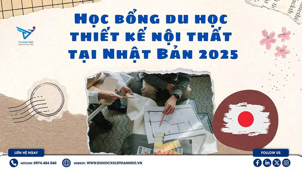 Học bổng du học thiết kế nội thất