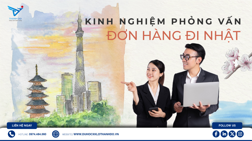 Kinh nghiệm phỏng vấn đơn hàng đi Nhật