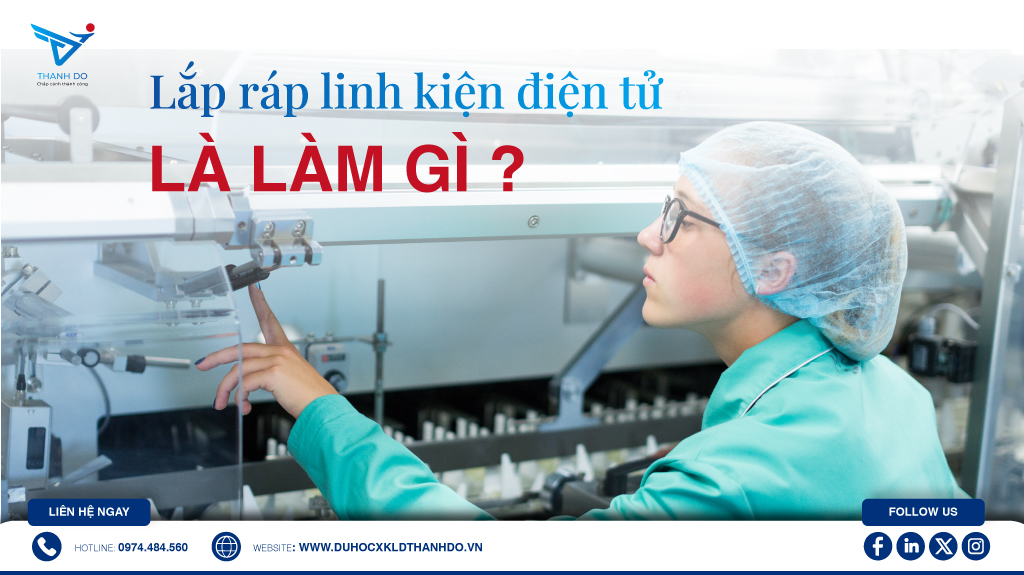 Lắp ráp linh kiện điện tử là làm gì