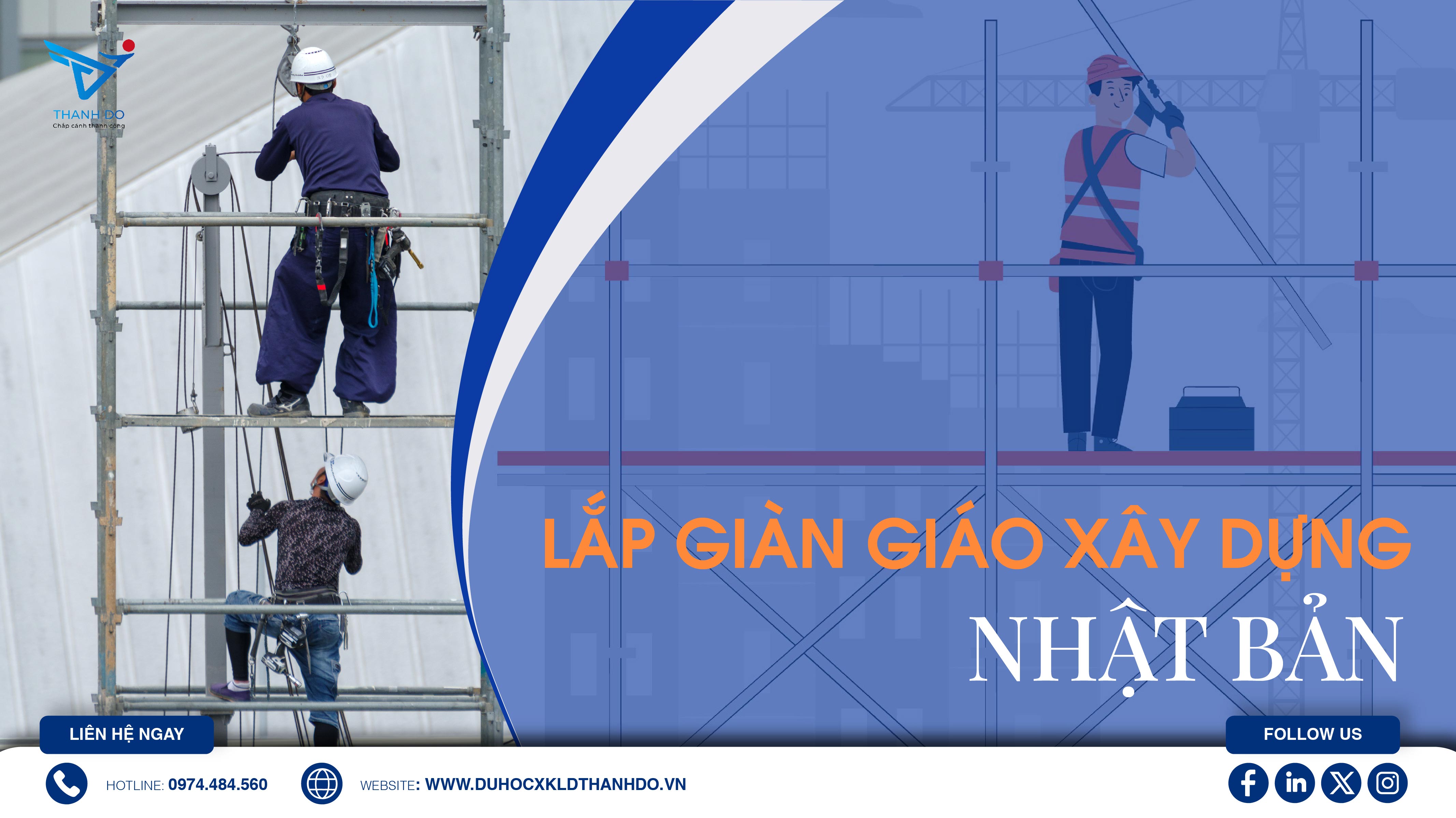 Lắp giàn giáo xây dựng Nhật Bản