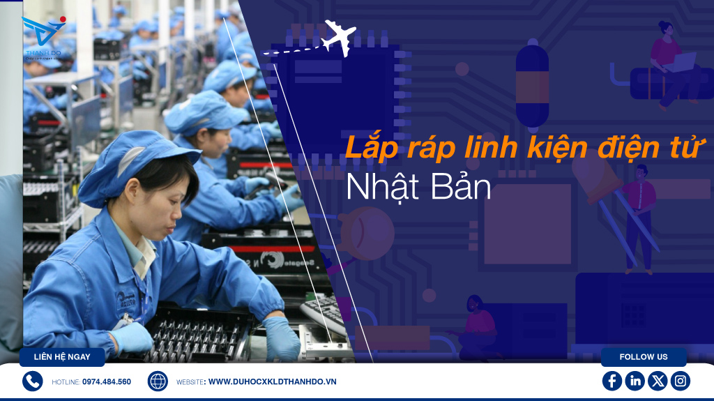 Lắp ráp linh kiện điện tử Nhật Bản