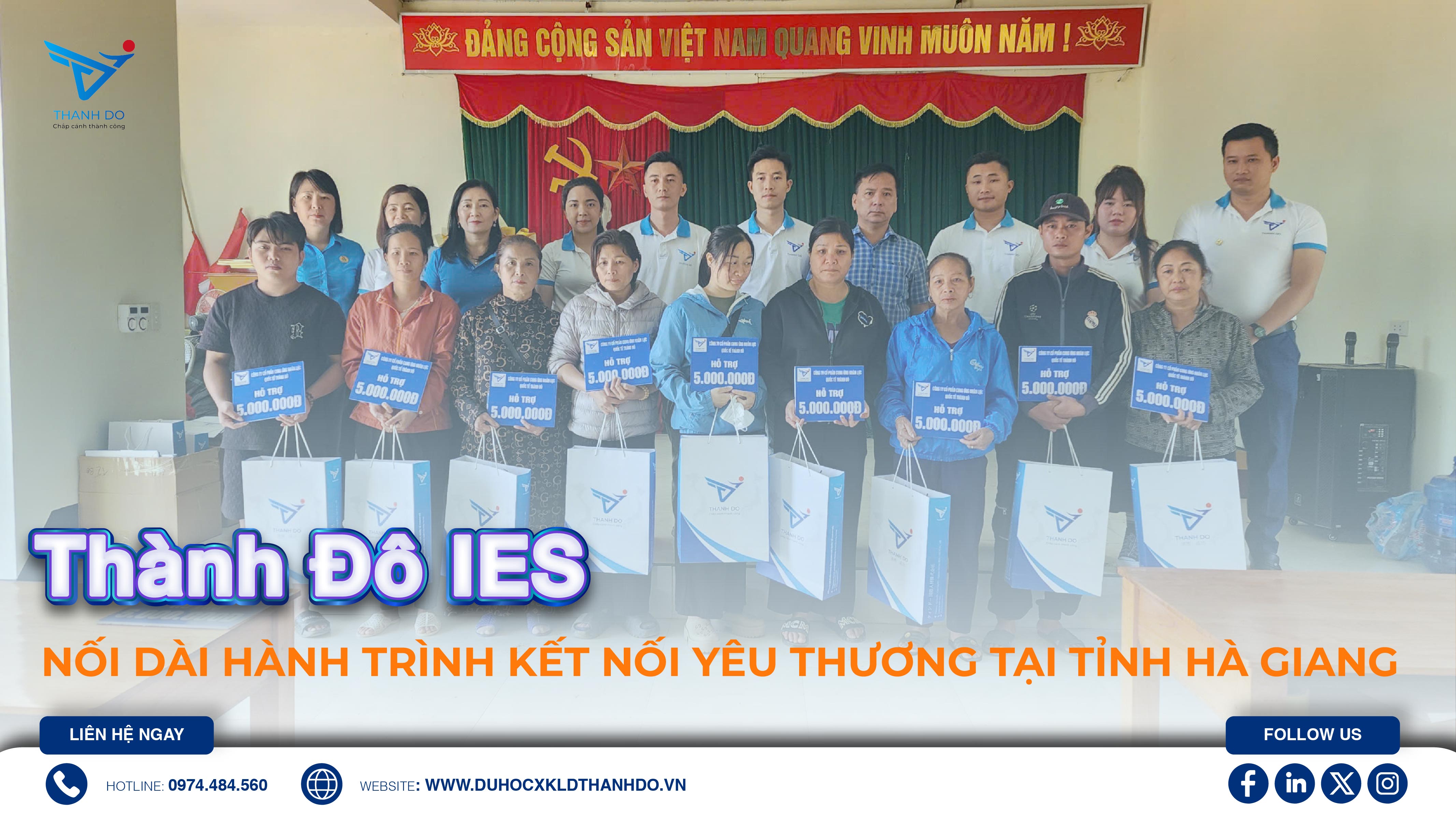 Thành Đô IES nối dài Hành trình kết nối yêu thương tại xã Việt Vinh, huyện Bắc Quang, tỉnh Hà Giang