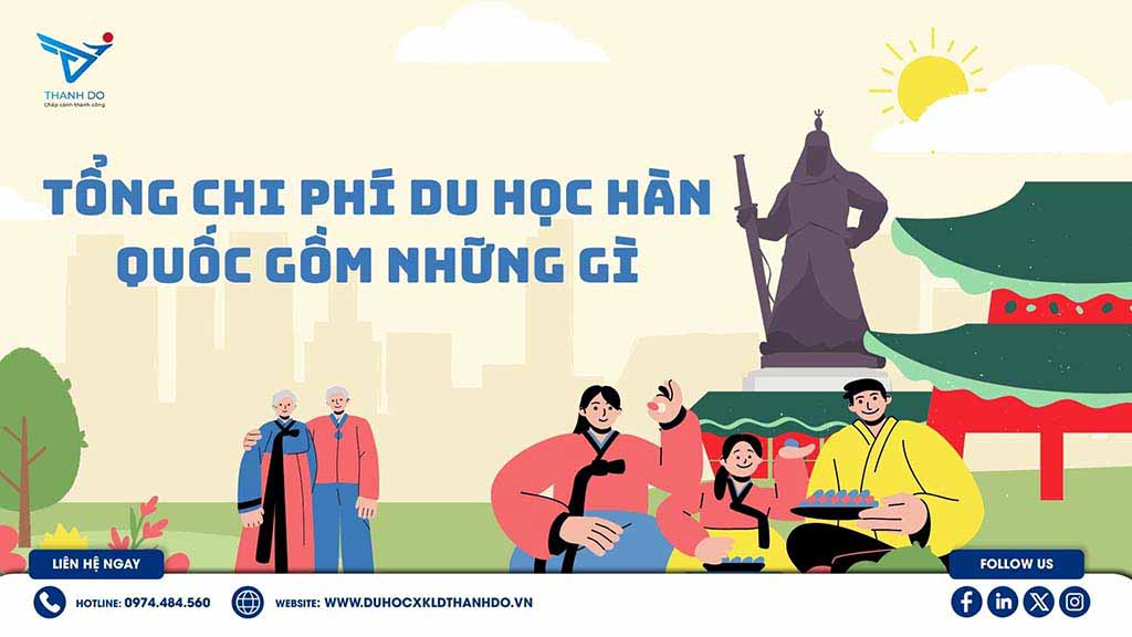 Tổng chi phí đi du học Hàn Quốc