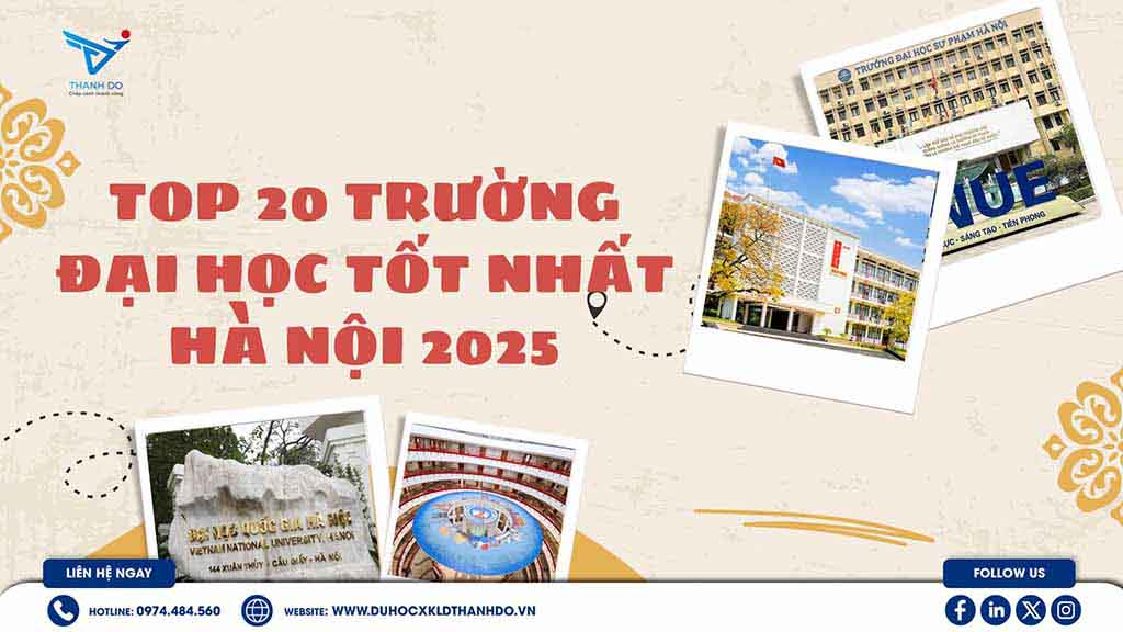 Top 20 trường đại học tốt nhất Hà Nội