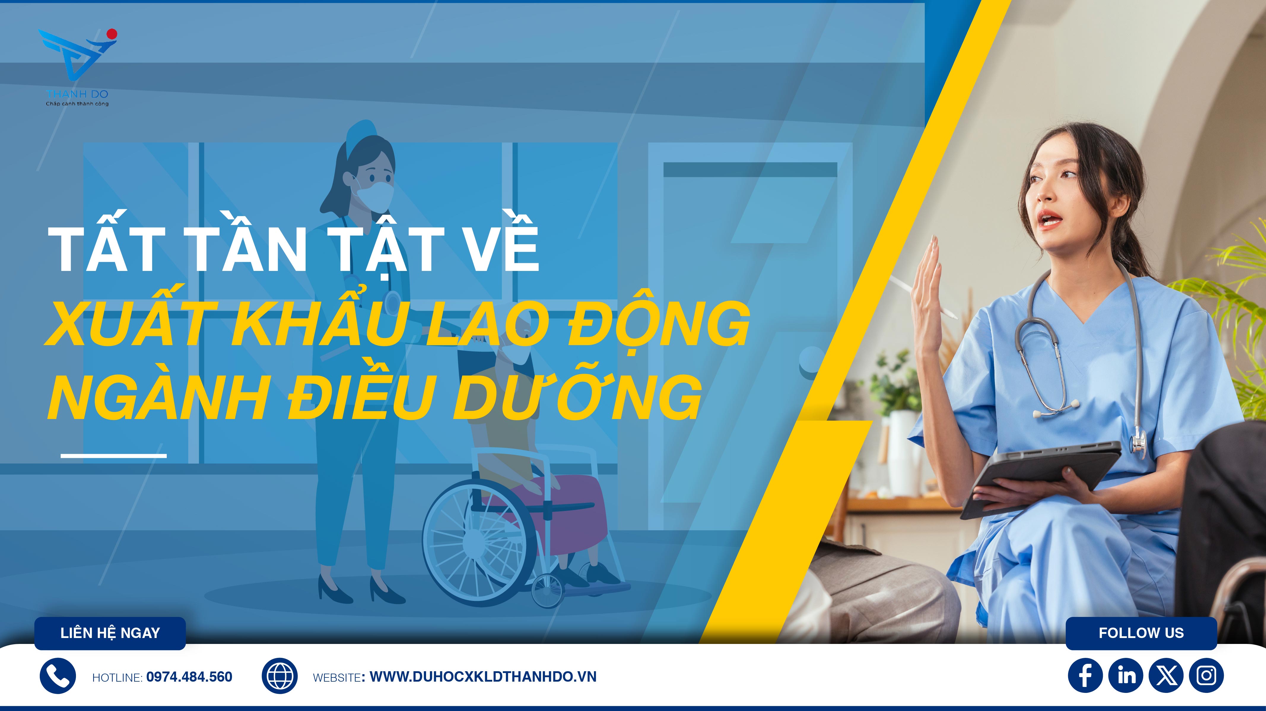 Xuất khẩu lao động ngành điều dưỡng