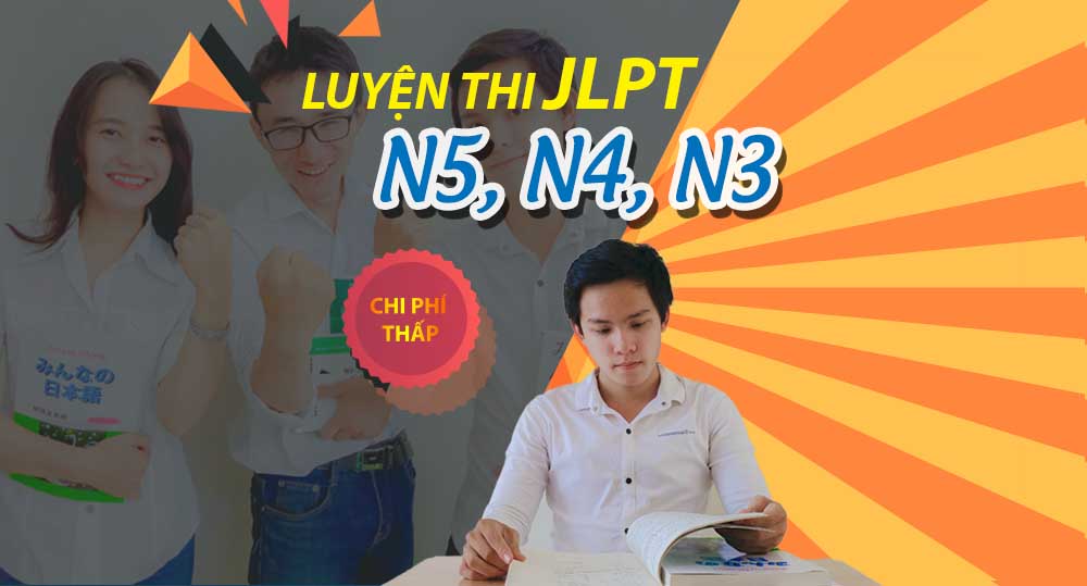 Chi phí học tiếng Nhật khóa học luyện thi JLPT