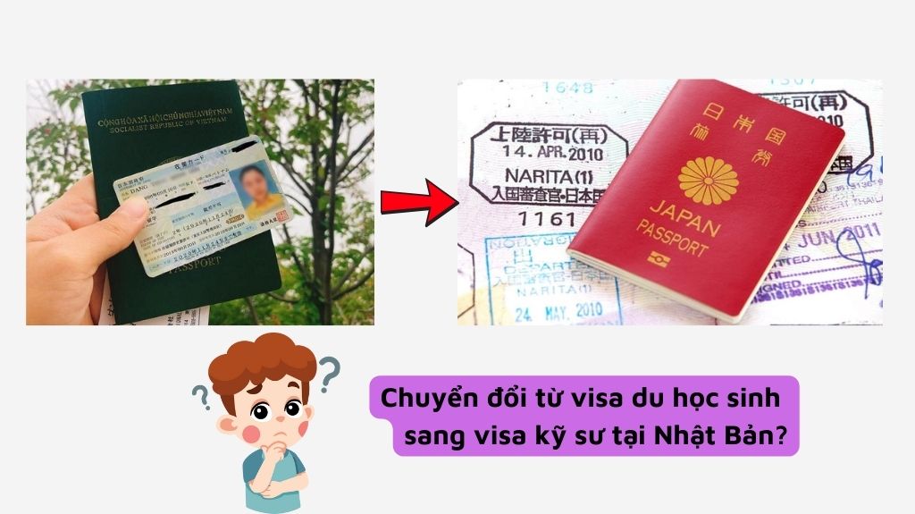 chuyển đổi từ visa du học sinh sang visa kỹ sư tại Nhật Bản