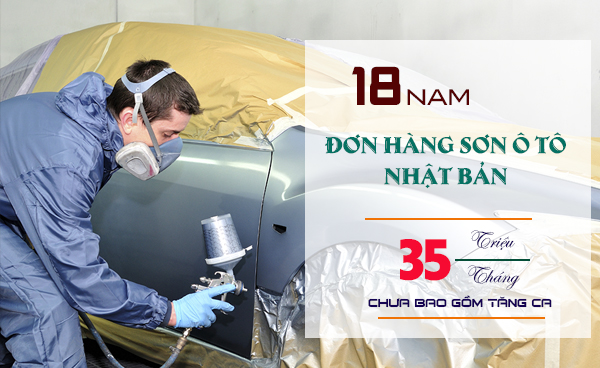 Mức lương của đơn hàng sơn ô tô tại Nhật có cao không?