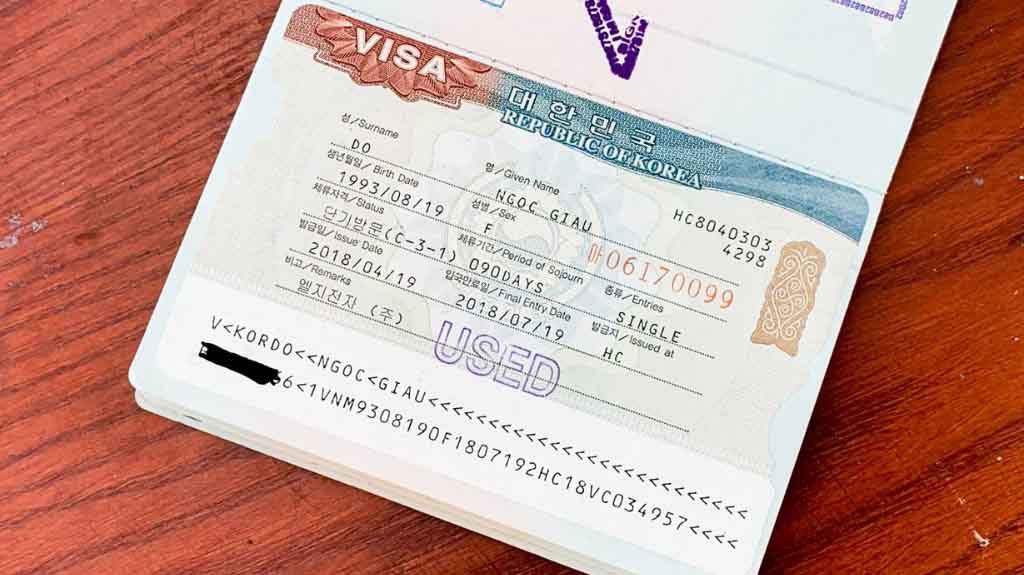 Hồ sơ xin cấp visa Hàn Quốc 5 năm