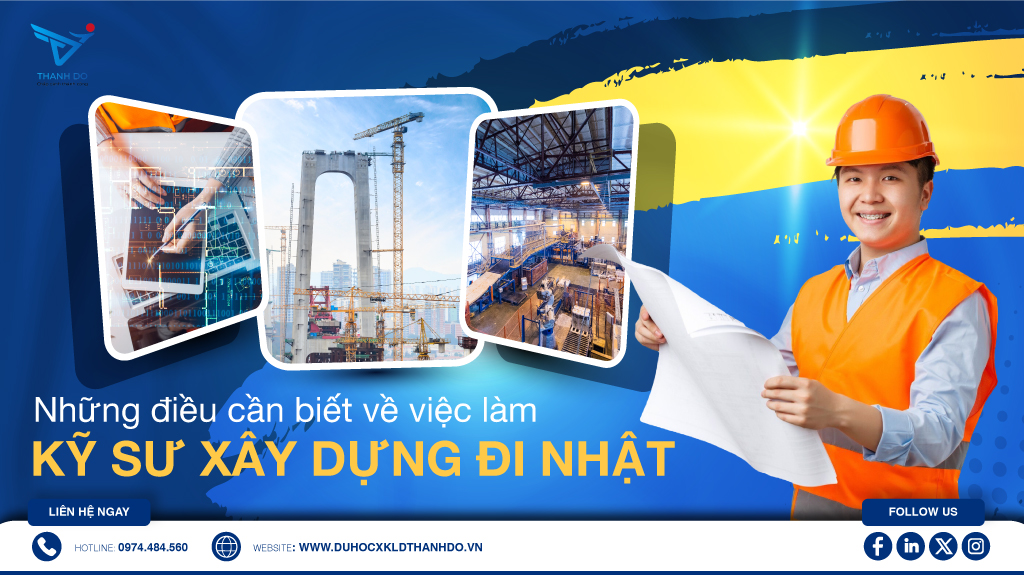 Kỹ sư xây dựng đi Nhật