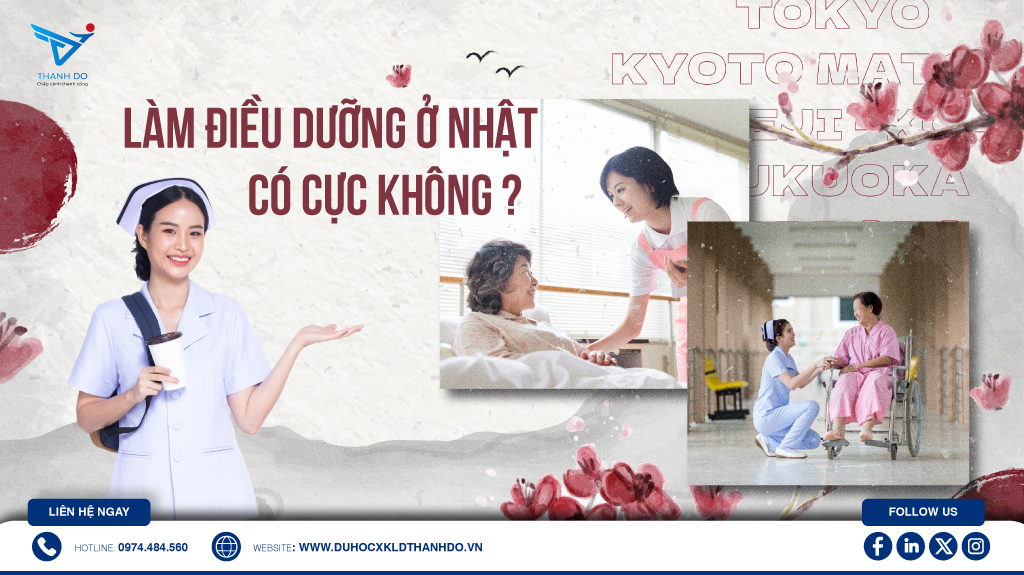 Làm điều dưỡng ở Nhật có cực không