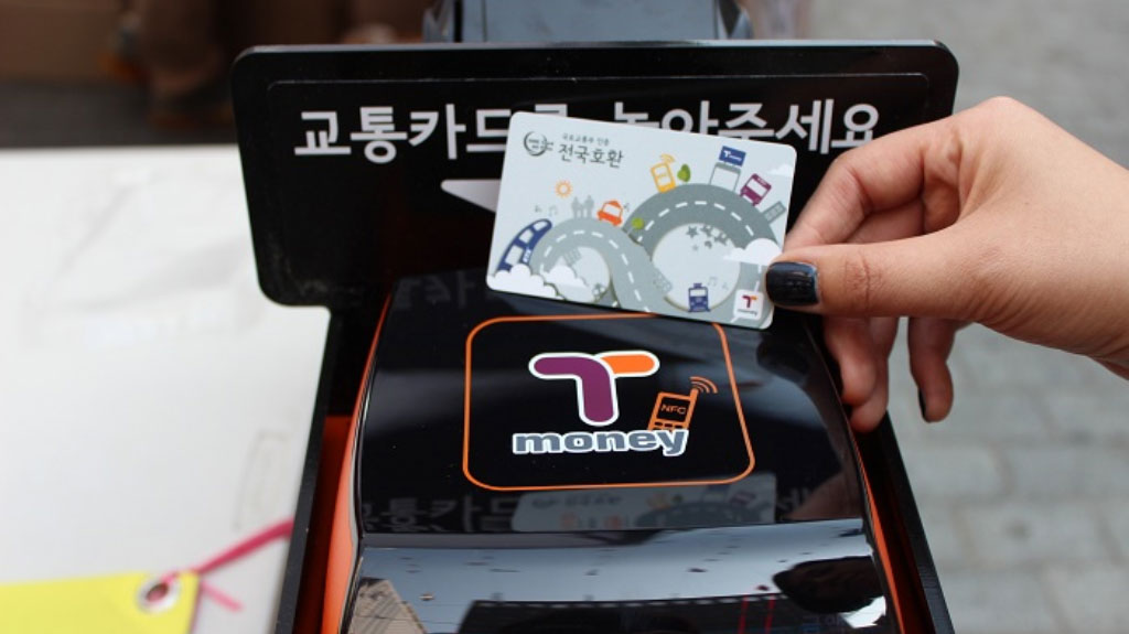 Thẻ T-money thanh toán tiện lợi