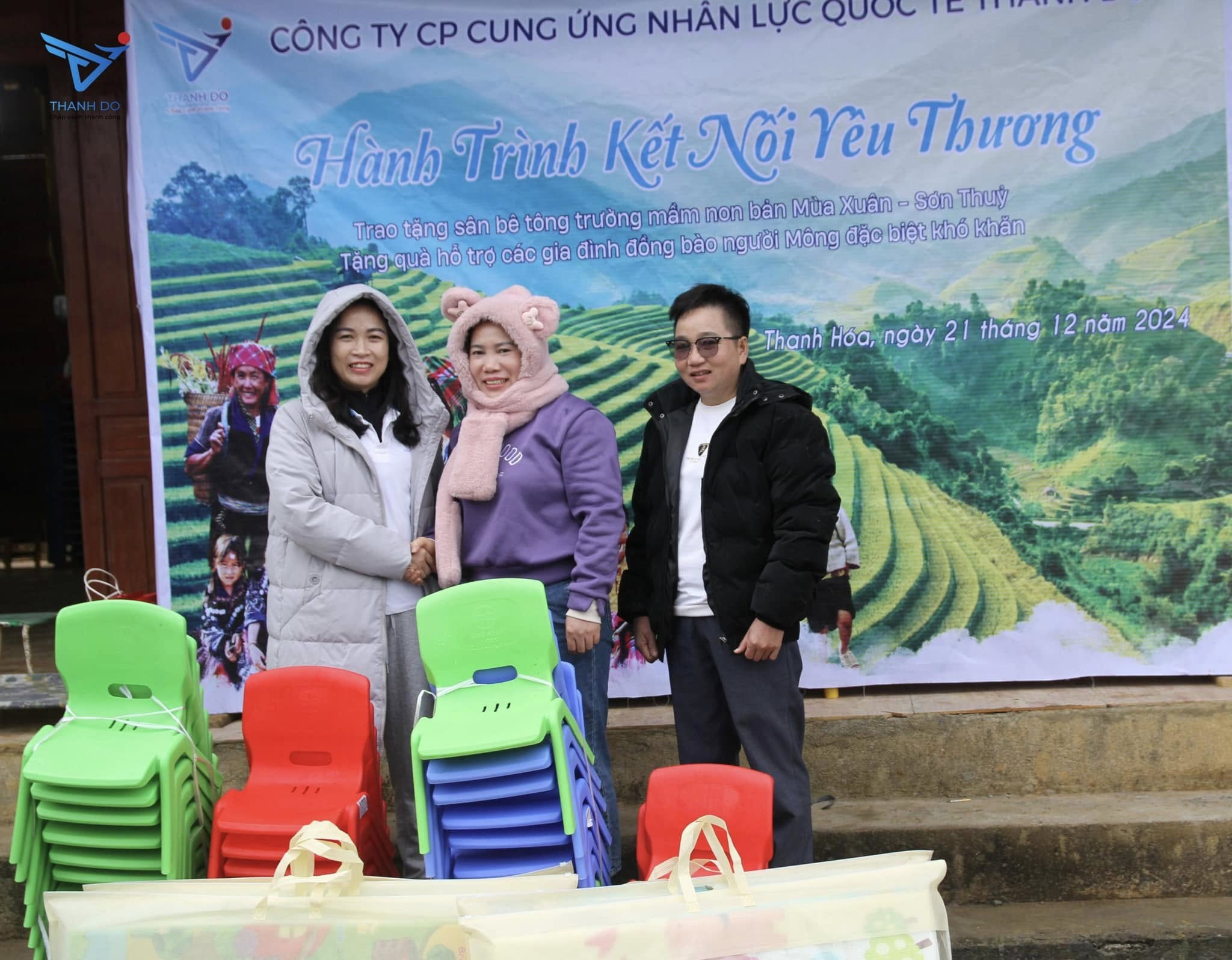 Thành Đô IES nối dài hành trình Kết nối yêu thương tại huyện Quan Sơn, Thanh Hóa