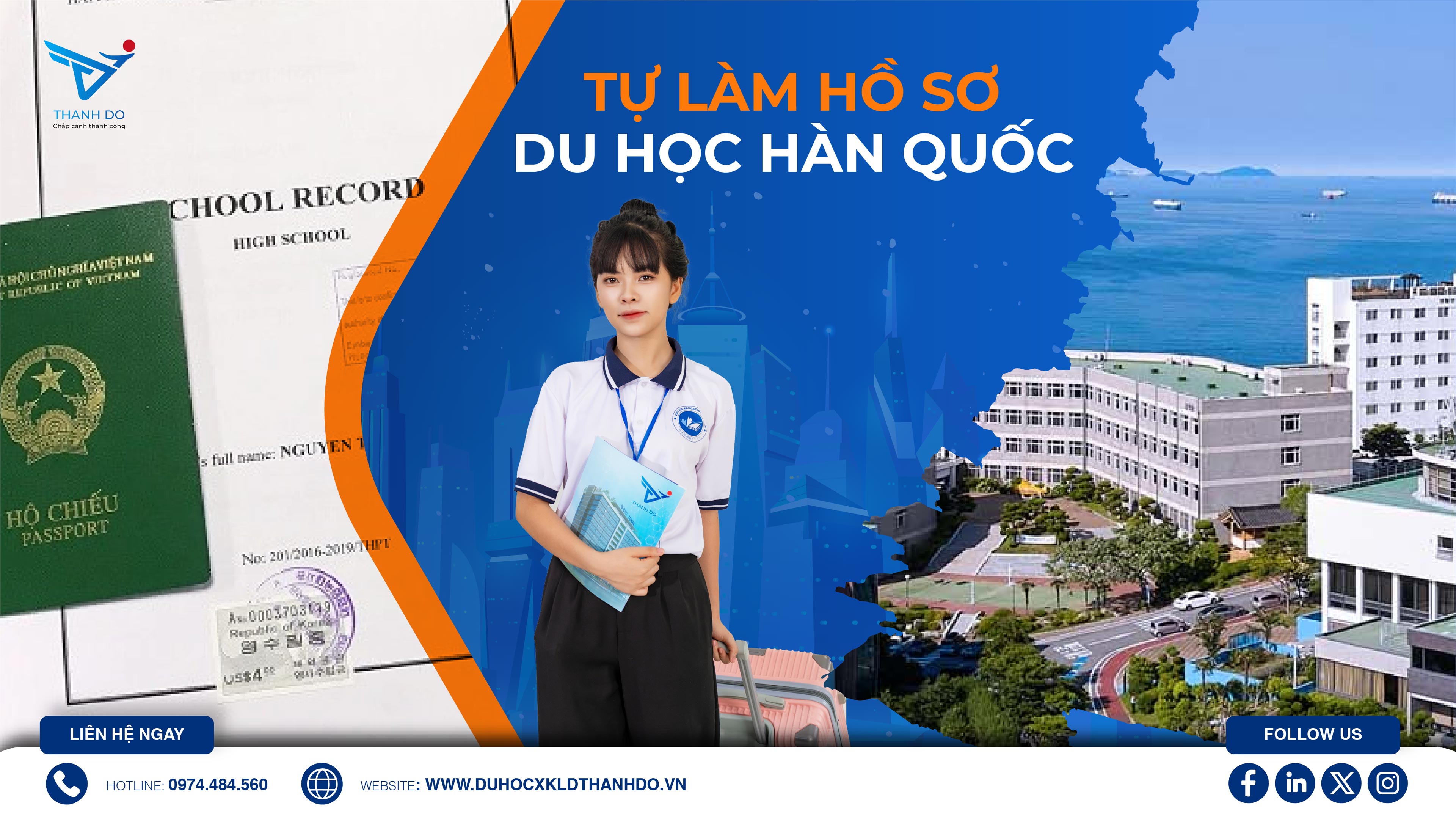 Tự làm hồ sơ du học Hàn