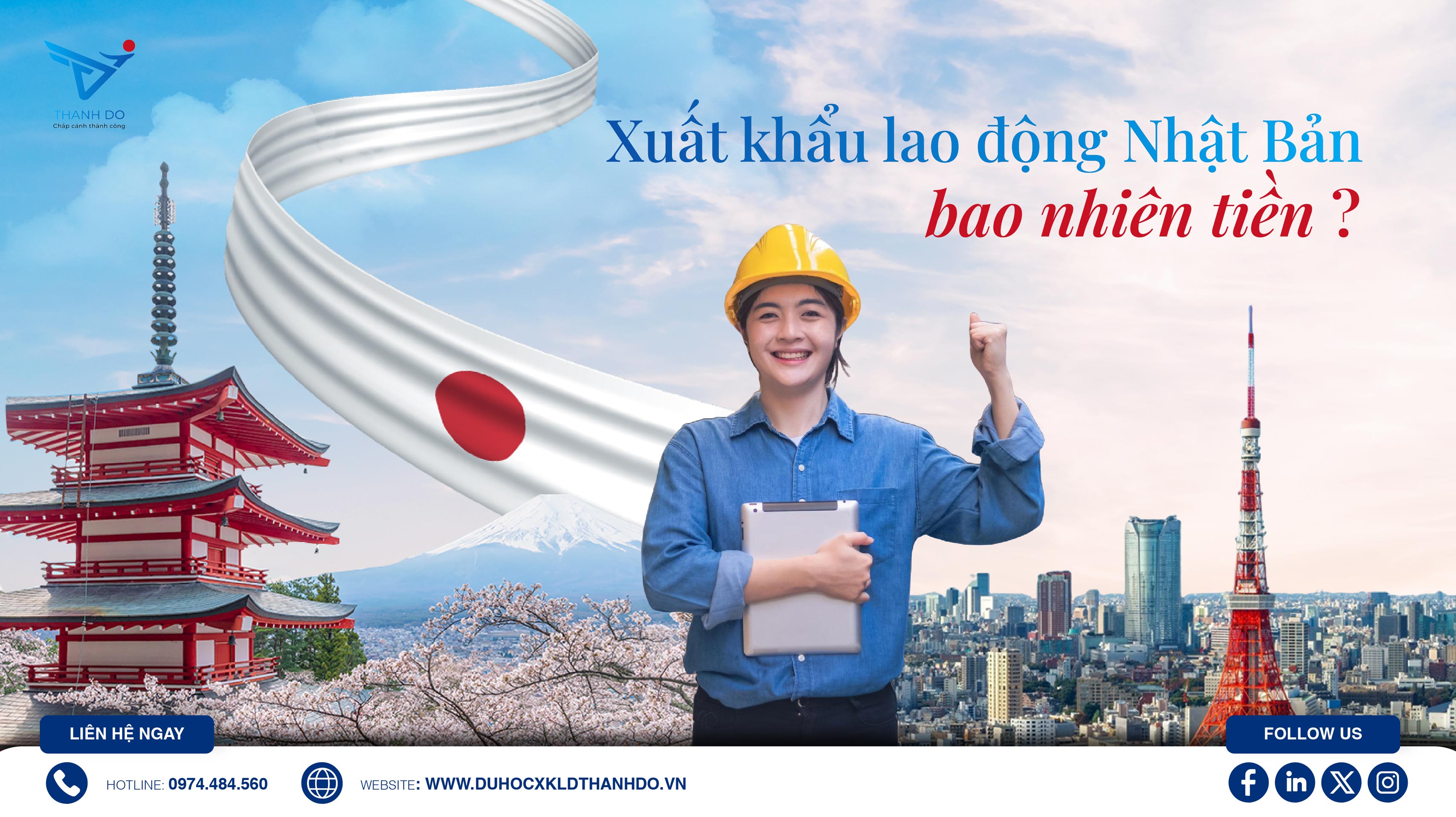 Xuất khẩu lao động Nhật Bản bao nhiêu tiền